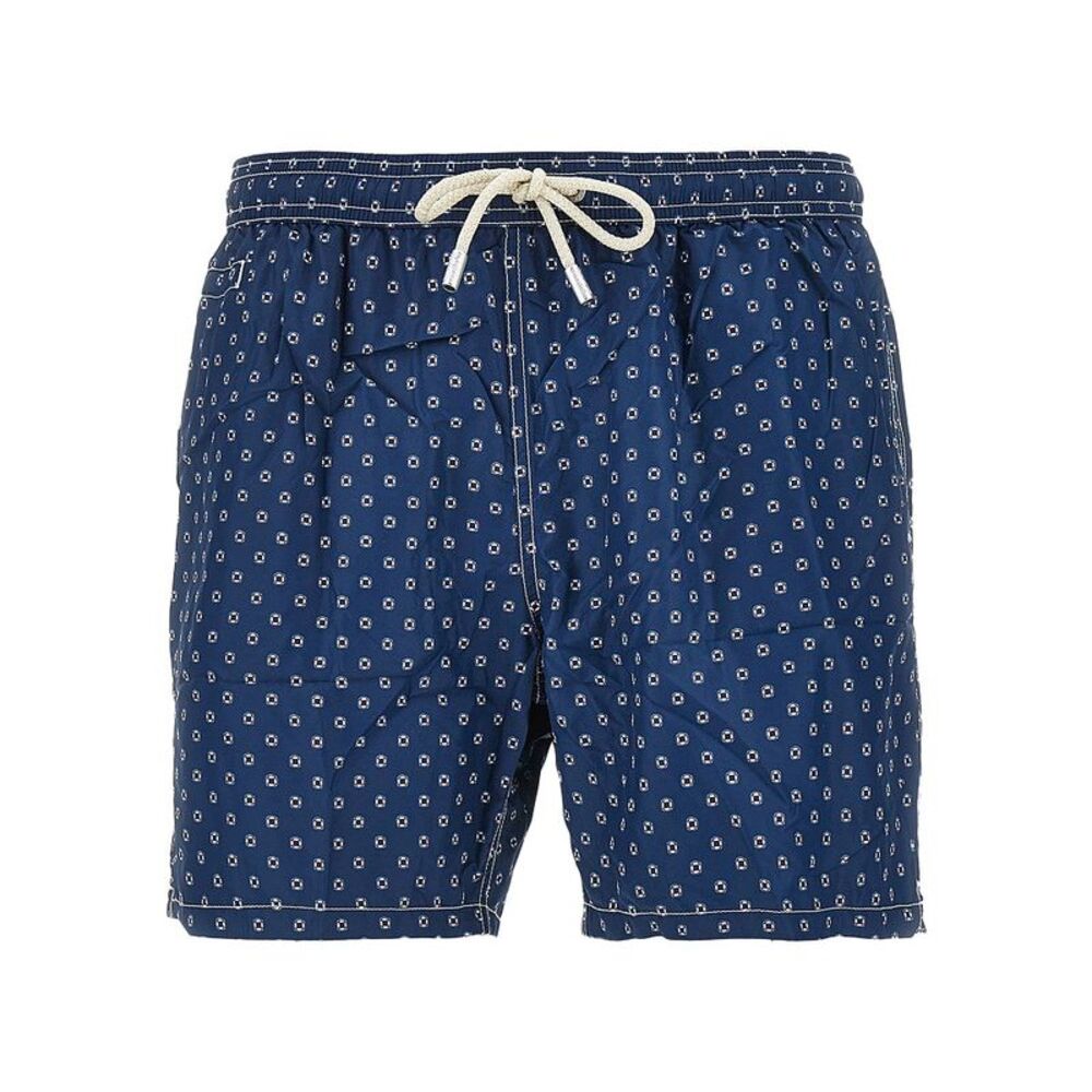 Saint Barth Men Mini Life Saver Printed Swim Shorts